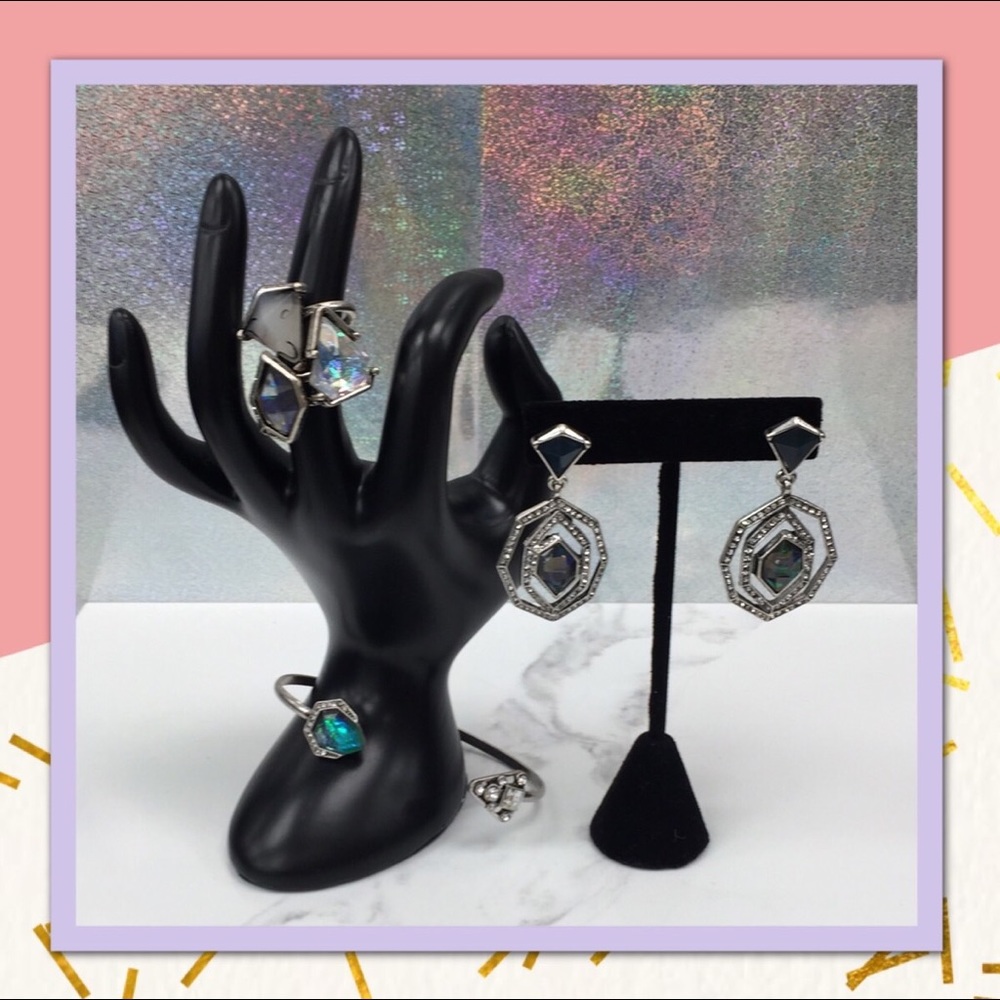 ⬇️$78 Fashion Antique Silver Statement Jewelry Set